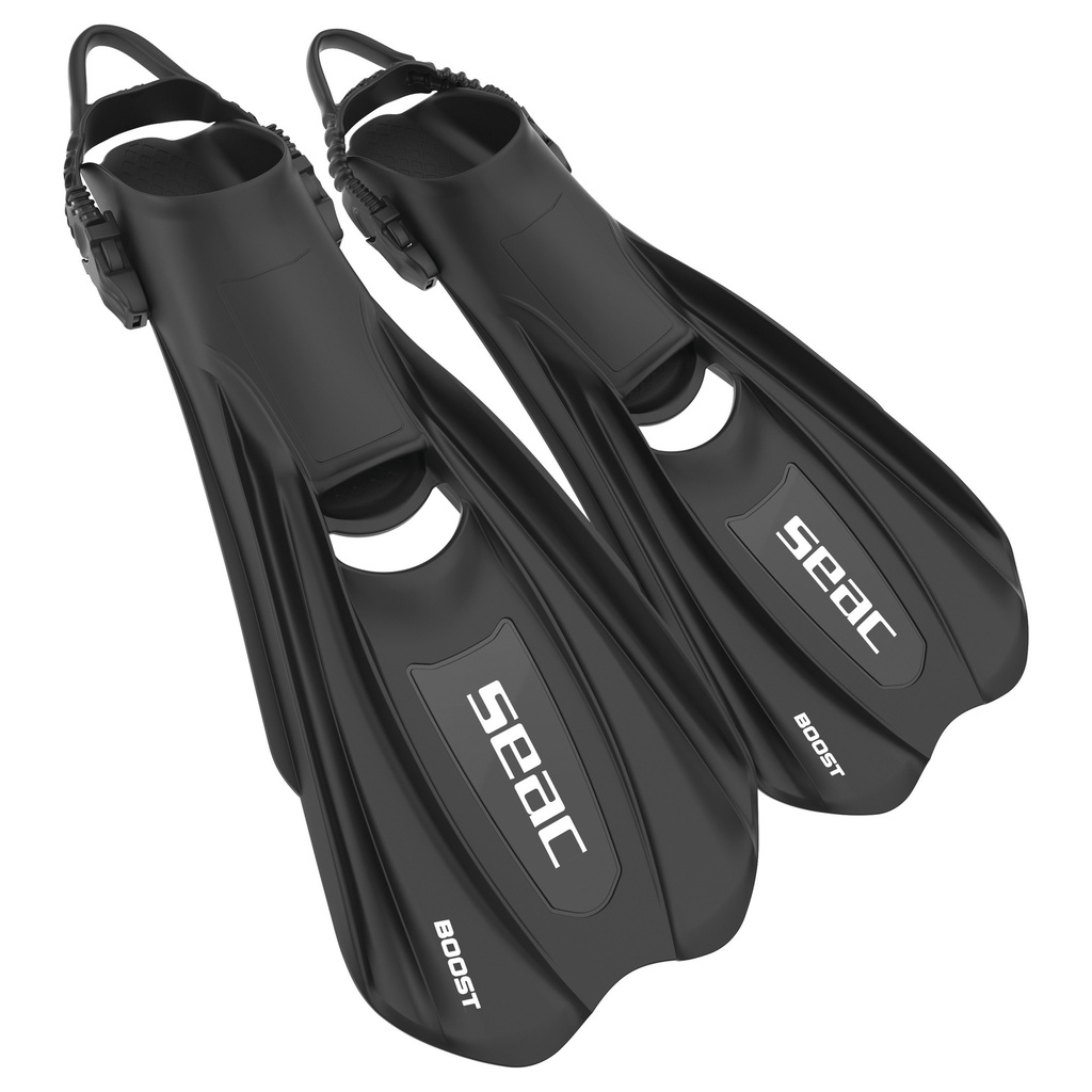 [71-64N/XS-S 35-39] SEAC Boost Fins Black XS/S