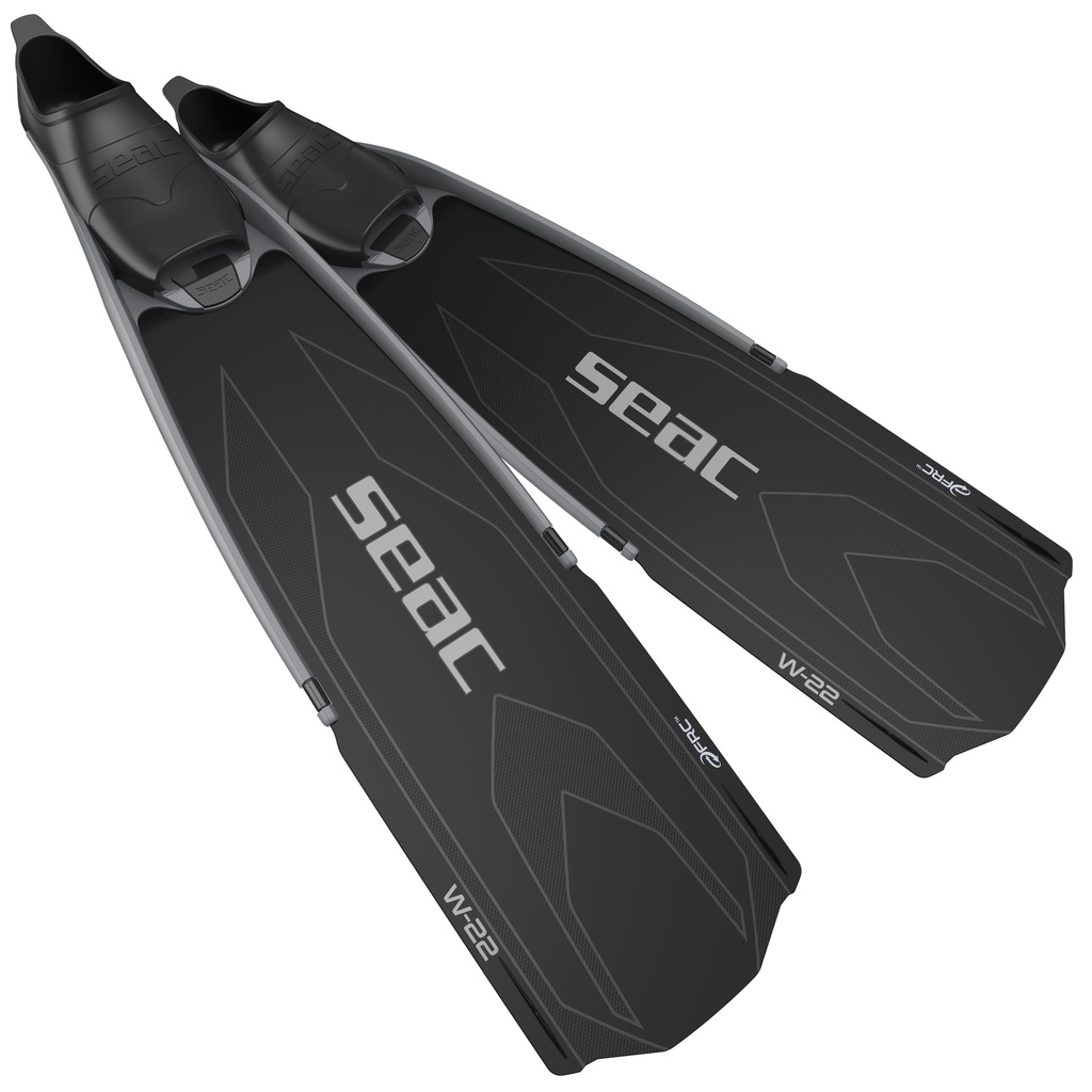 [71-59N/36-38] SEAC Fins  W-22 Black 36/38