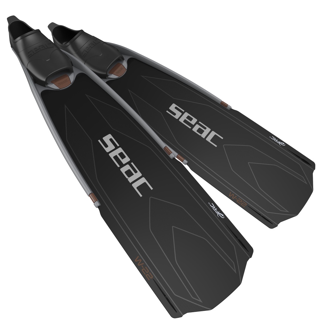 [71-59NR/43-44] SEAC Fins  W-22 Black/Red 43/44