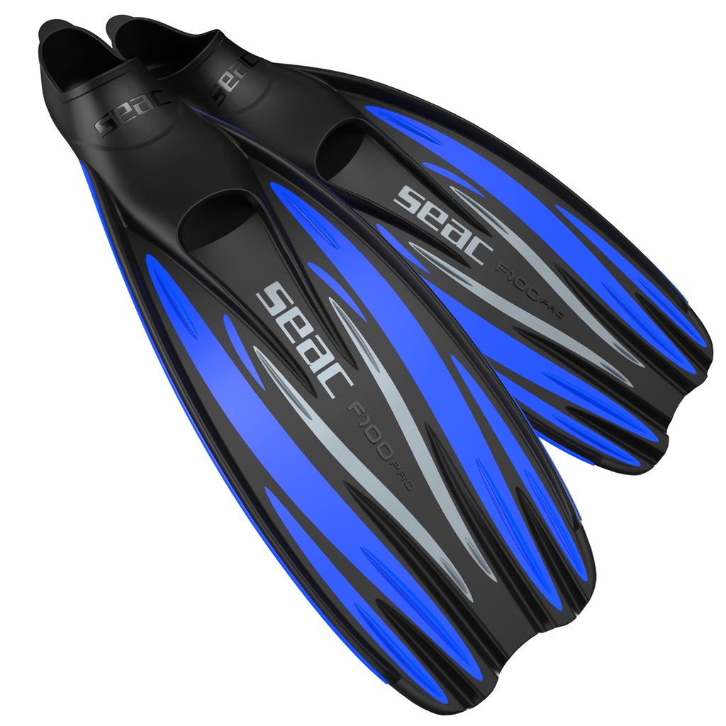 [71-1B/40-41] SEAC Full Foot Fin F-100 Pro 40/41 Blue