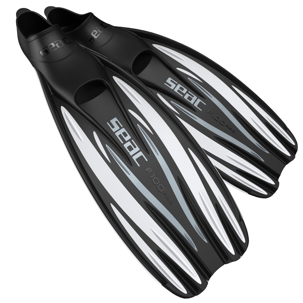 [71-1W/40-41] SEAC Full Foot Fin F-100 Pro 40/41 White