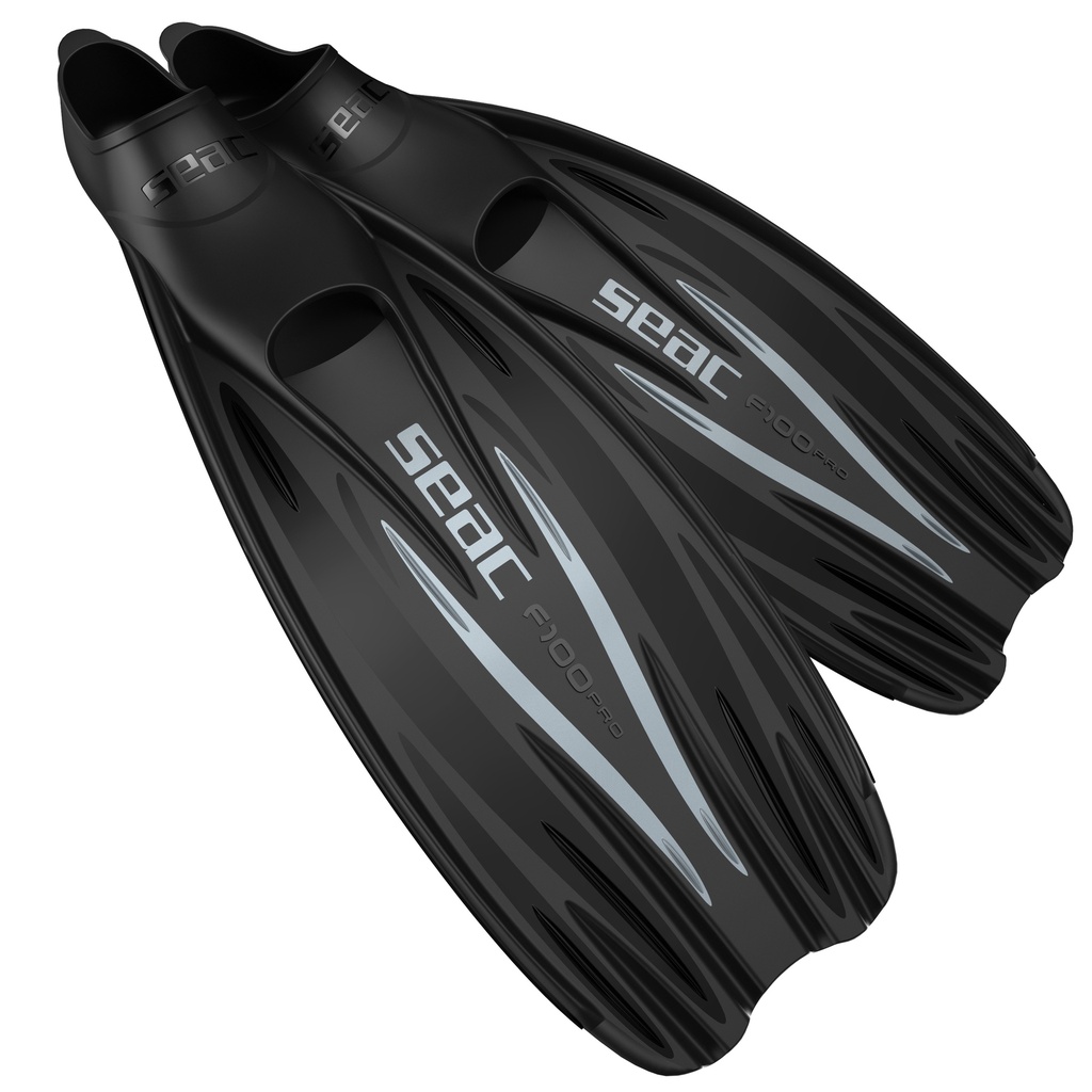 SEAC Full Foot Fin F-100 Pro 44/45 Black