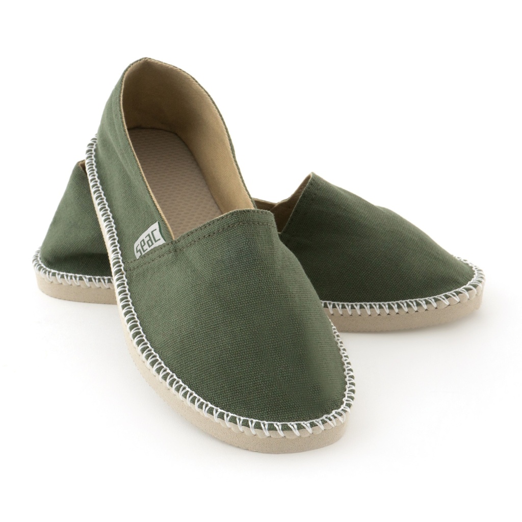 SEAC Espadrillas Malaga Military Green  39