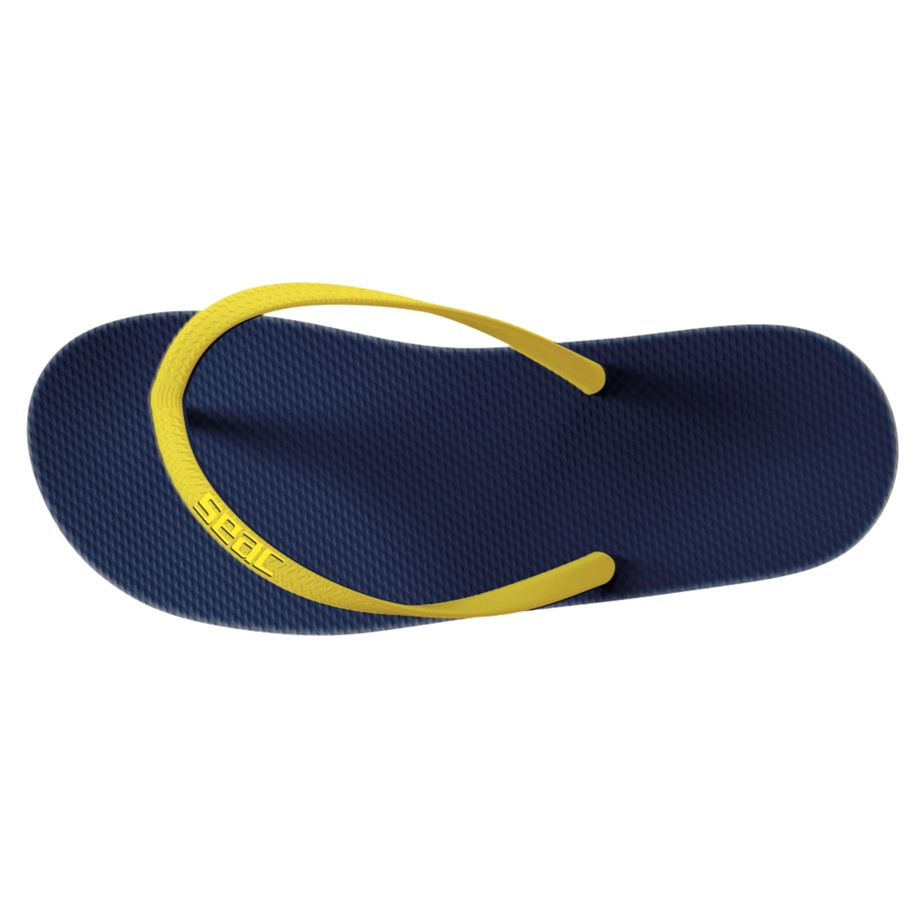 [150-23BY/41-42] SEAC Ibiza Flip-Flops Blue/Yellow 41/42