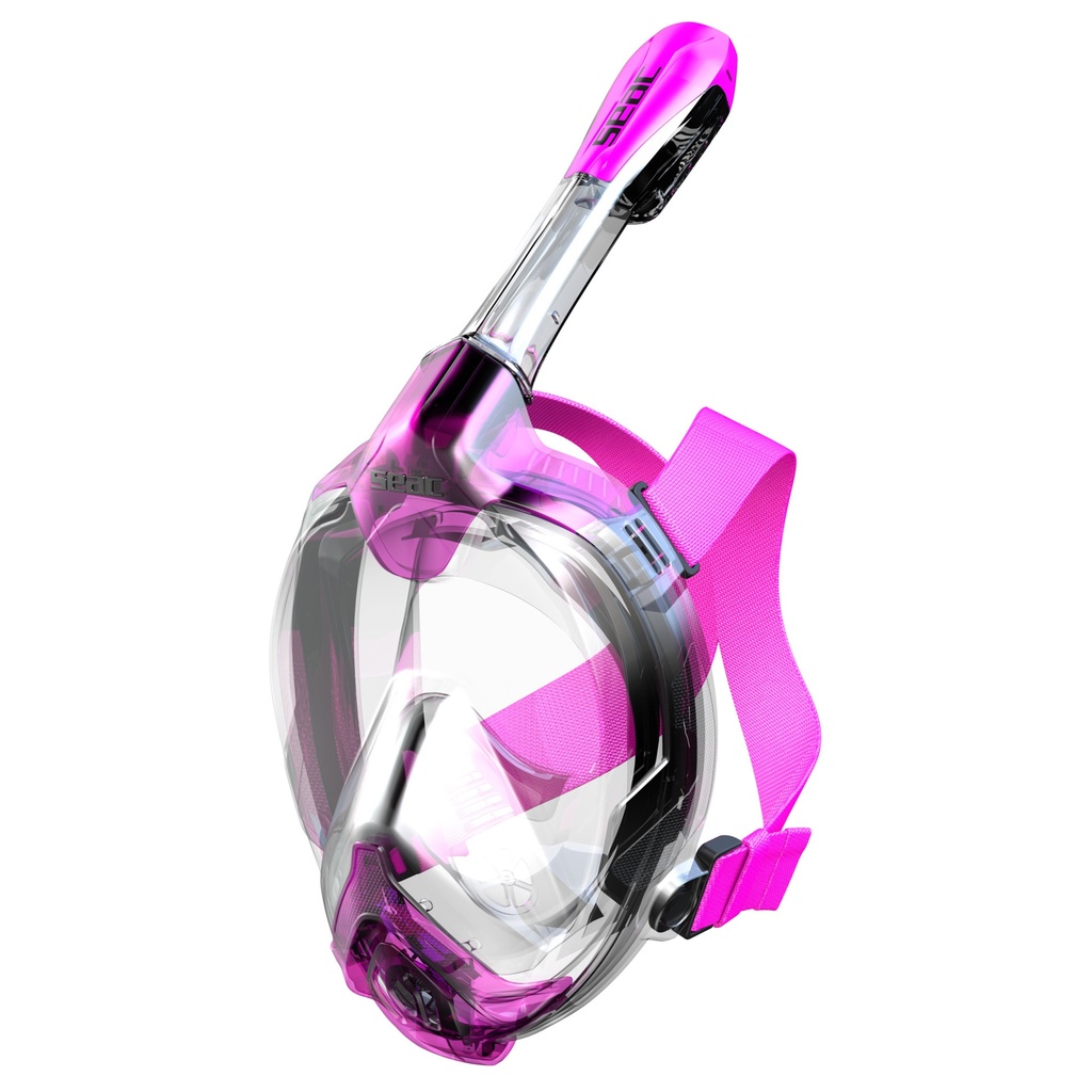 [170-7TP/SKL] SEAC Full Face Snorkeling Mask Libera  XS/S 8+ S/Kl Trasparent/Pink