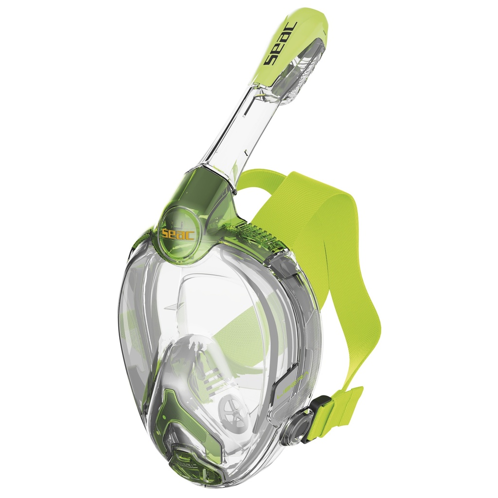 [170-20LT/SKL] SEAC Full Face Snorkeling Mask Libera Junior 6+ S/Kl Lime Trasp./Lime