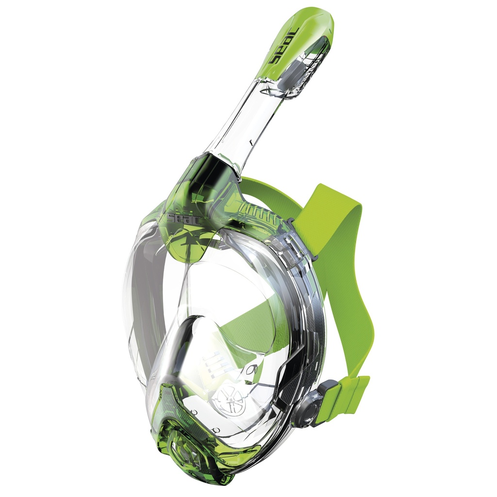[170-5VL/SKL] SEAC Full Face Snorkeling Mask Libera L/XL S/Kl Green Lime