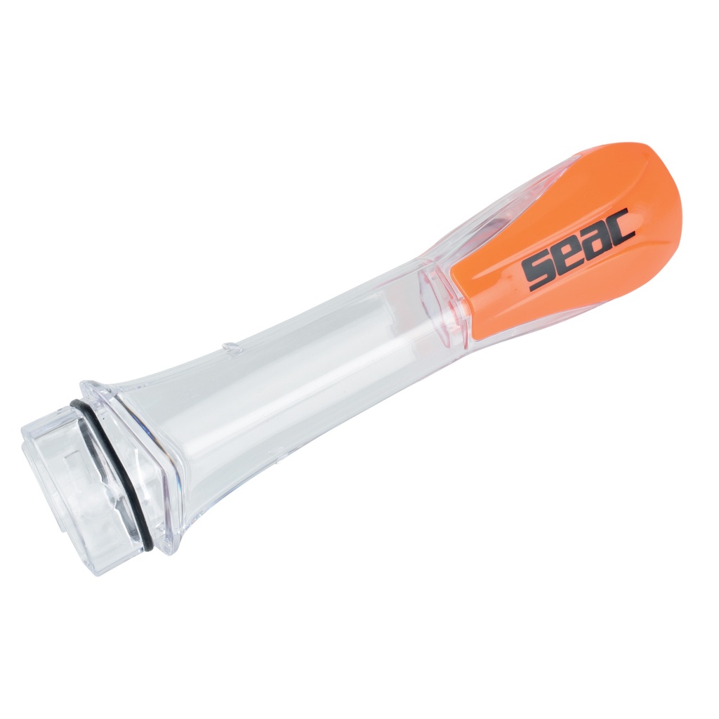 [172-1T] SEAC Snorkel Full Face Masks Libera-Unica-Unica Slt Trasparent/Orange