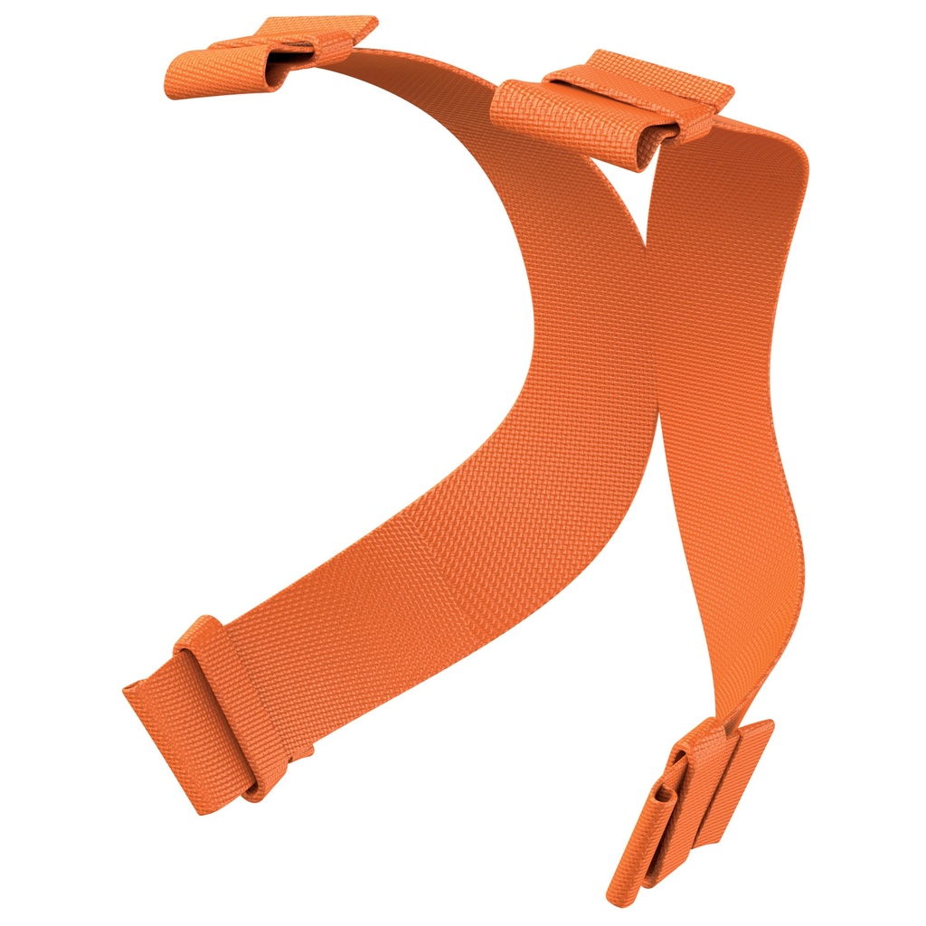 [172-3O] SEAC Unica Orange Elastic Fabric Strap
