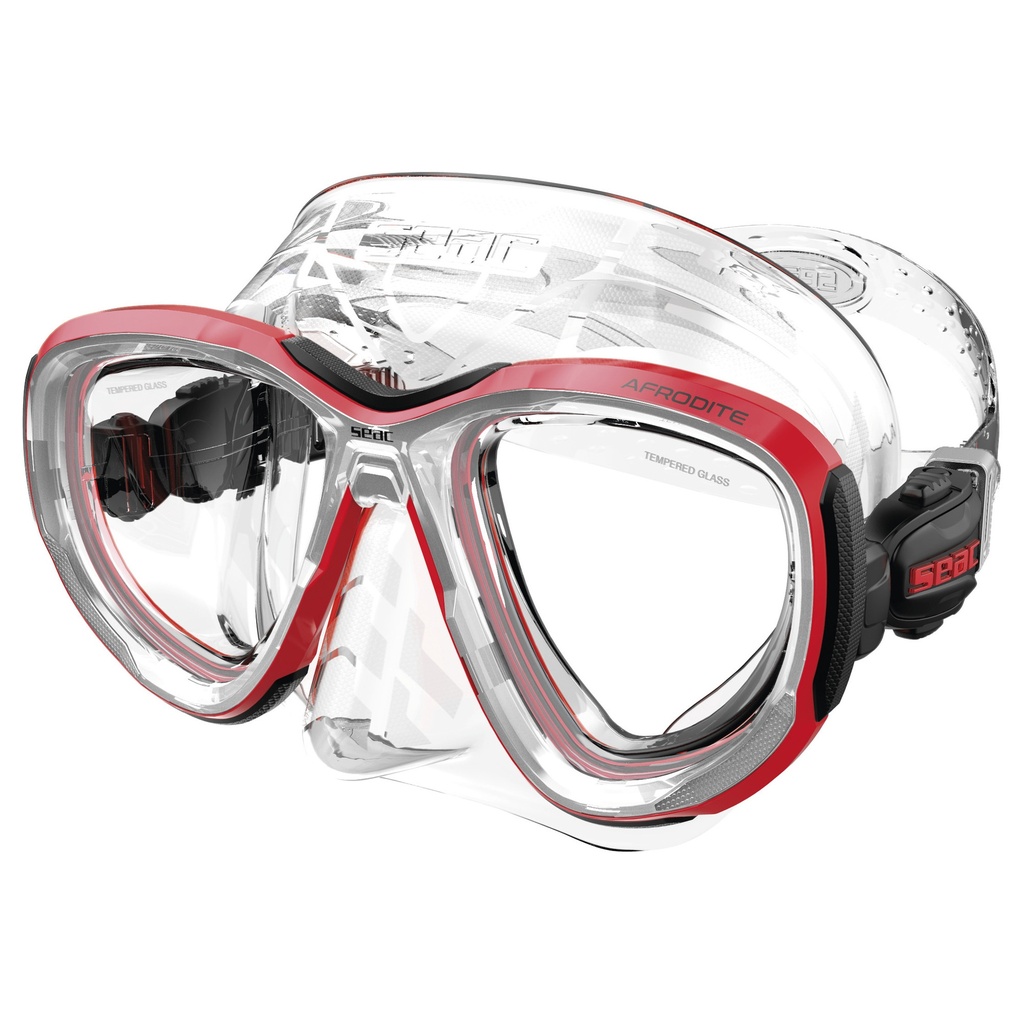 SEAC Afrodite Asian Fit Mask S/Kl Red