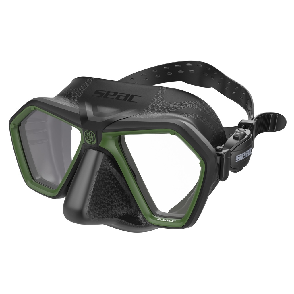 [75-66V/SBL] SEAC Mask  Eagle S/Bl Green