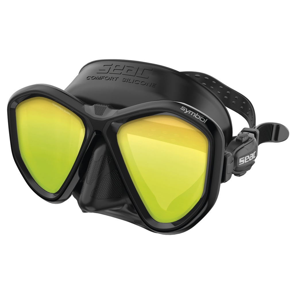 SEAC Mask Symbol Asian Fit Mirrored L.  S/Bl Black