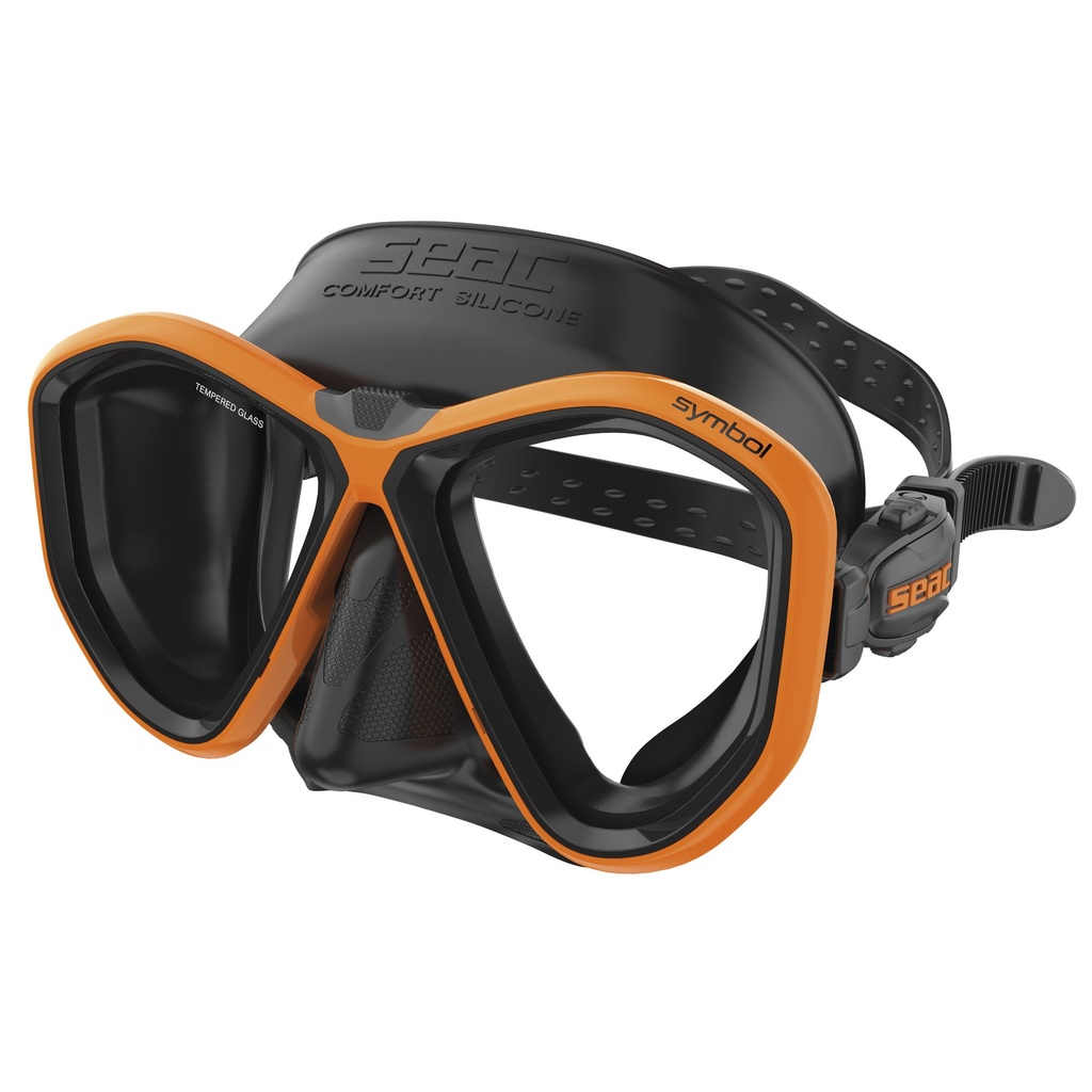 SEAC Mask Symbol Asian Fit S/Bl Orange