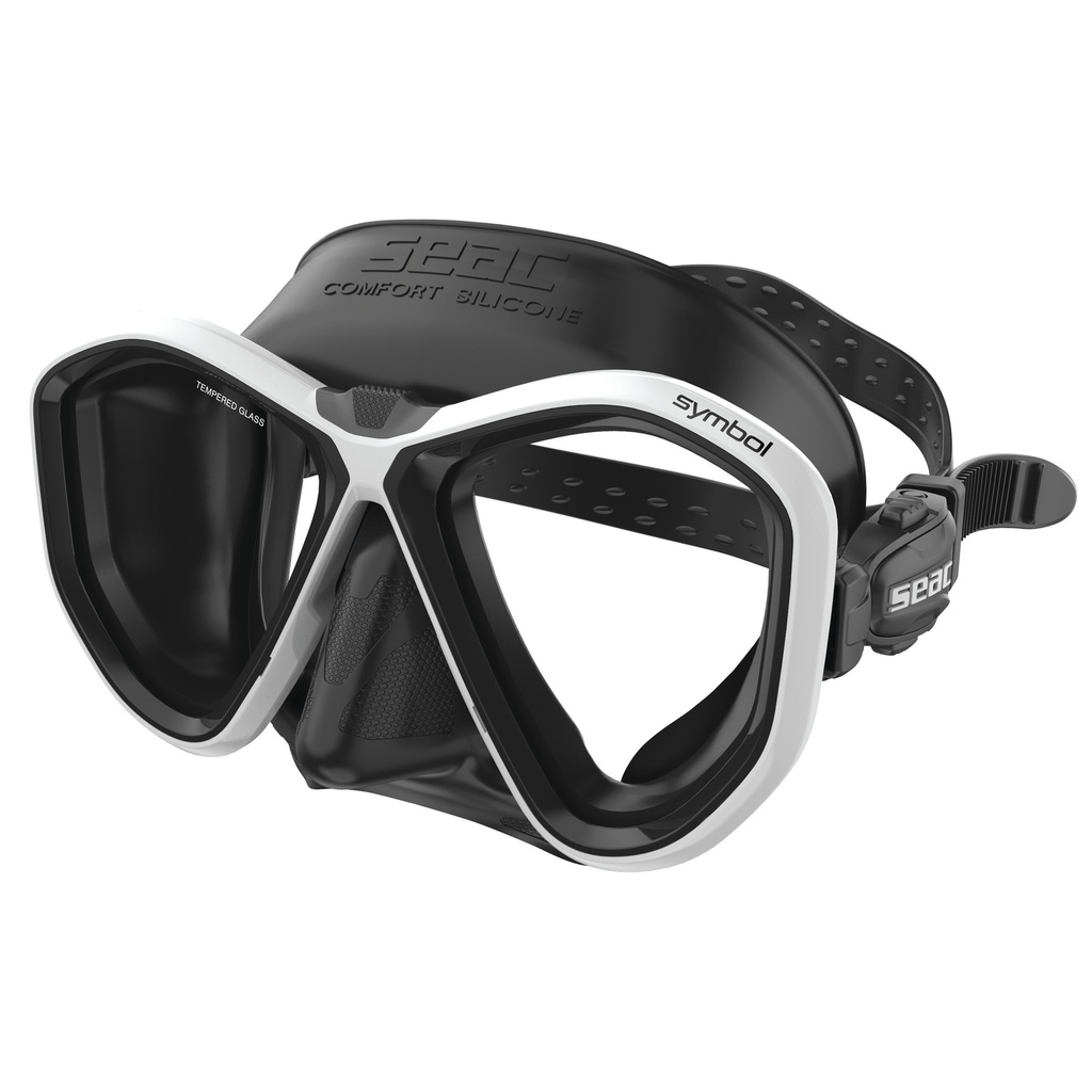 SEAC Mask Symbol Asian Fit S/Bl White