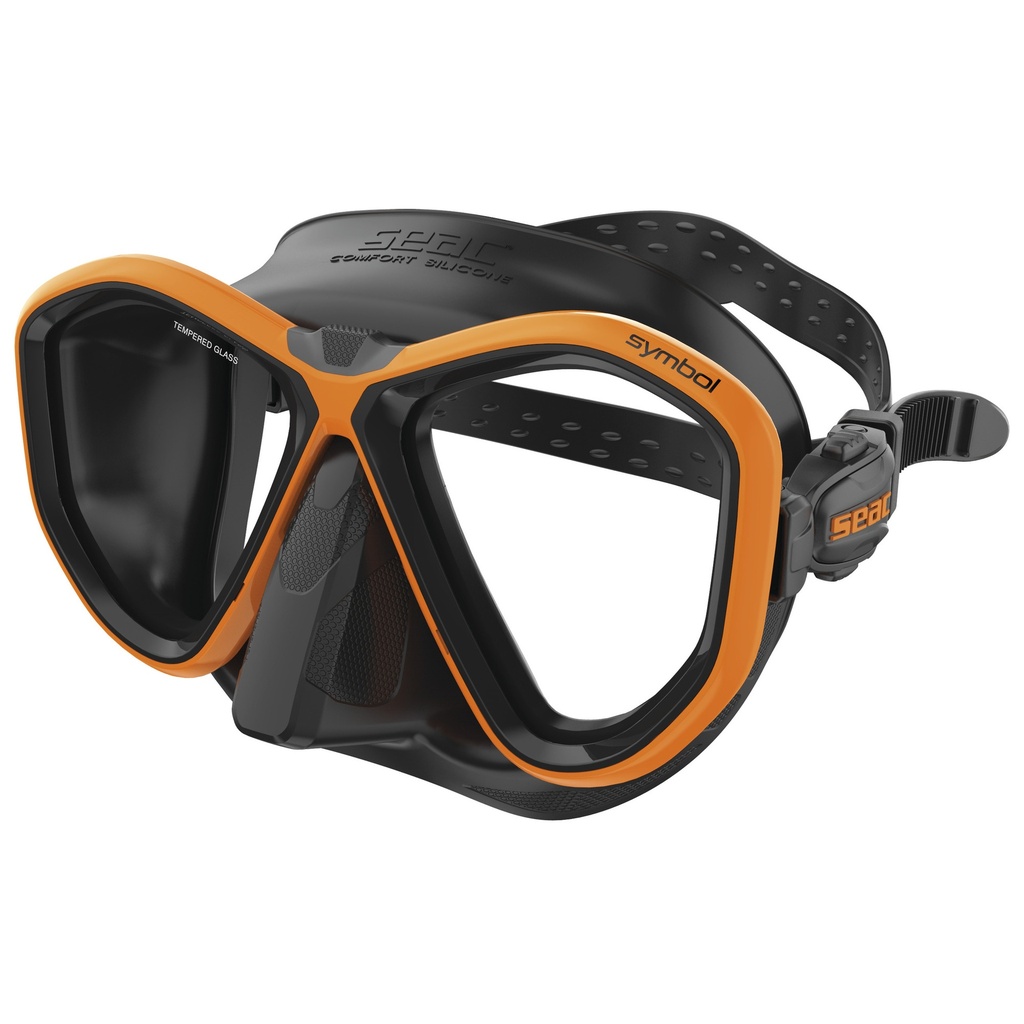 SEAC Mask Symbol S/Bl Orange