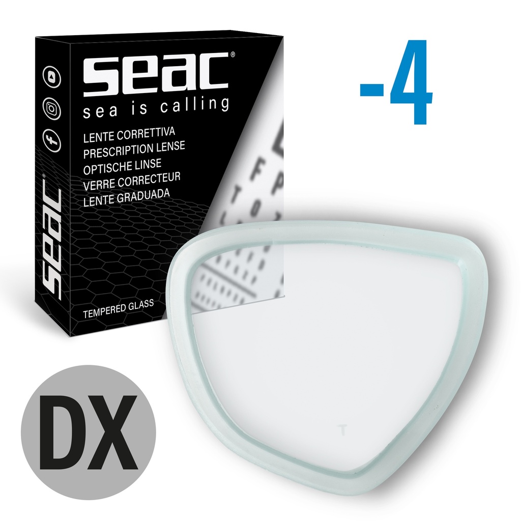 SEAC Optical Lens  - Right-   Eagle -4,0 D.