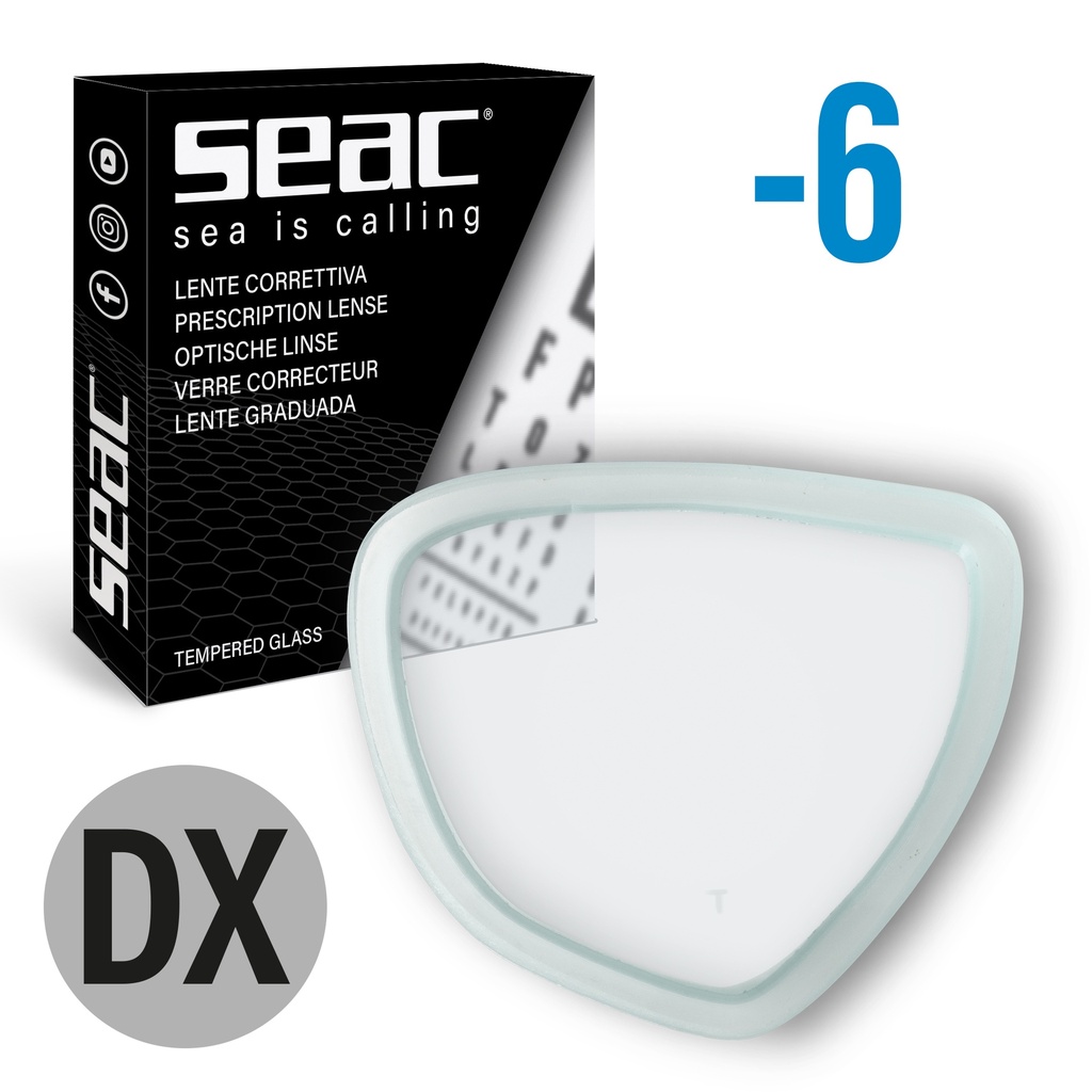 SEAC Optical Lens  - Right-   Eagle -6,0 D.