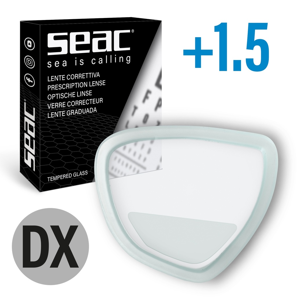 SEAC Optical Lens  - Right-   Eagle +1,5 D.