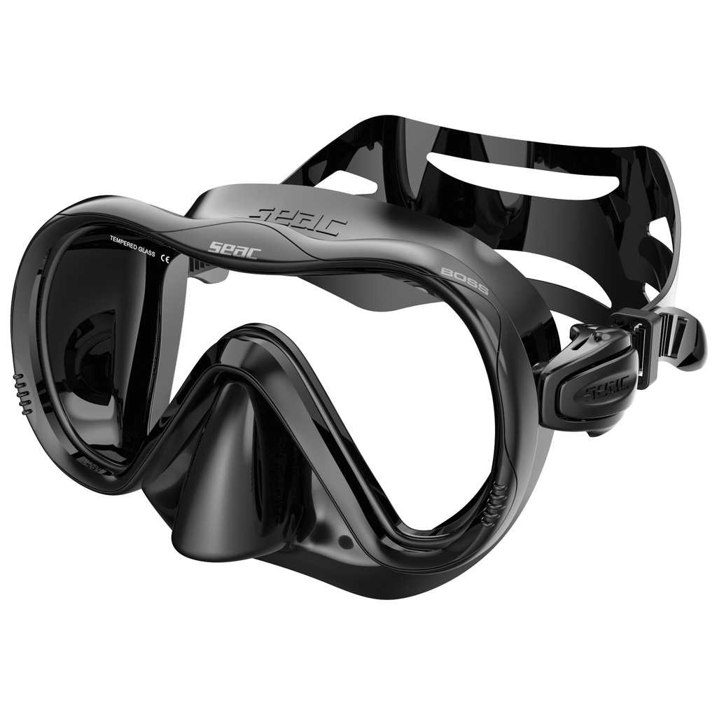 SEAC Mask  Boss S/Bl Black/Silver