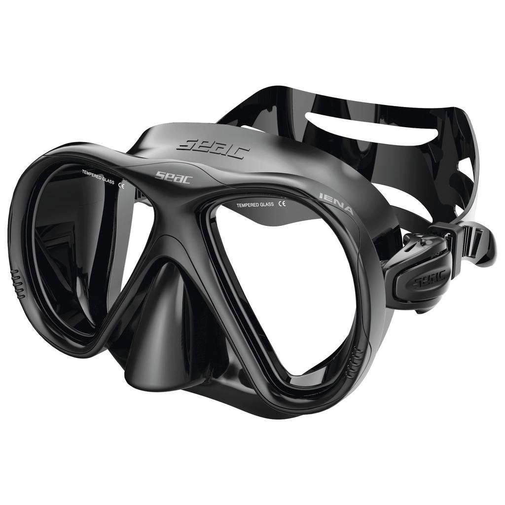 [75-84NS/SBL] SEAC Mask  Iena S/Bl Black/Silver