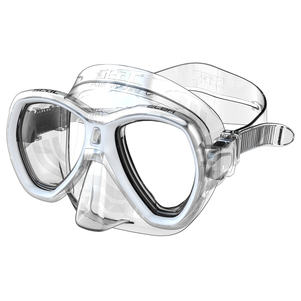 [75-41W/SKL] SEAC Mask Elba Black S/Kl White