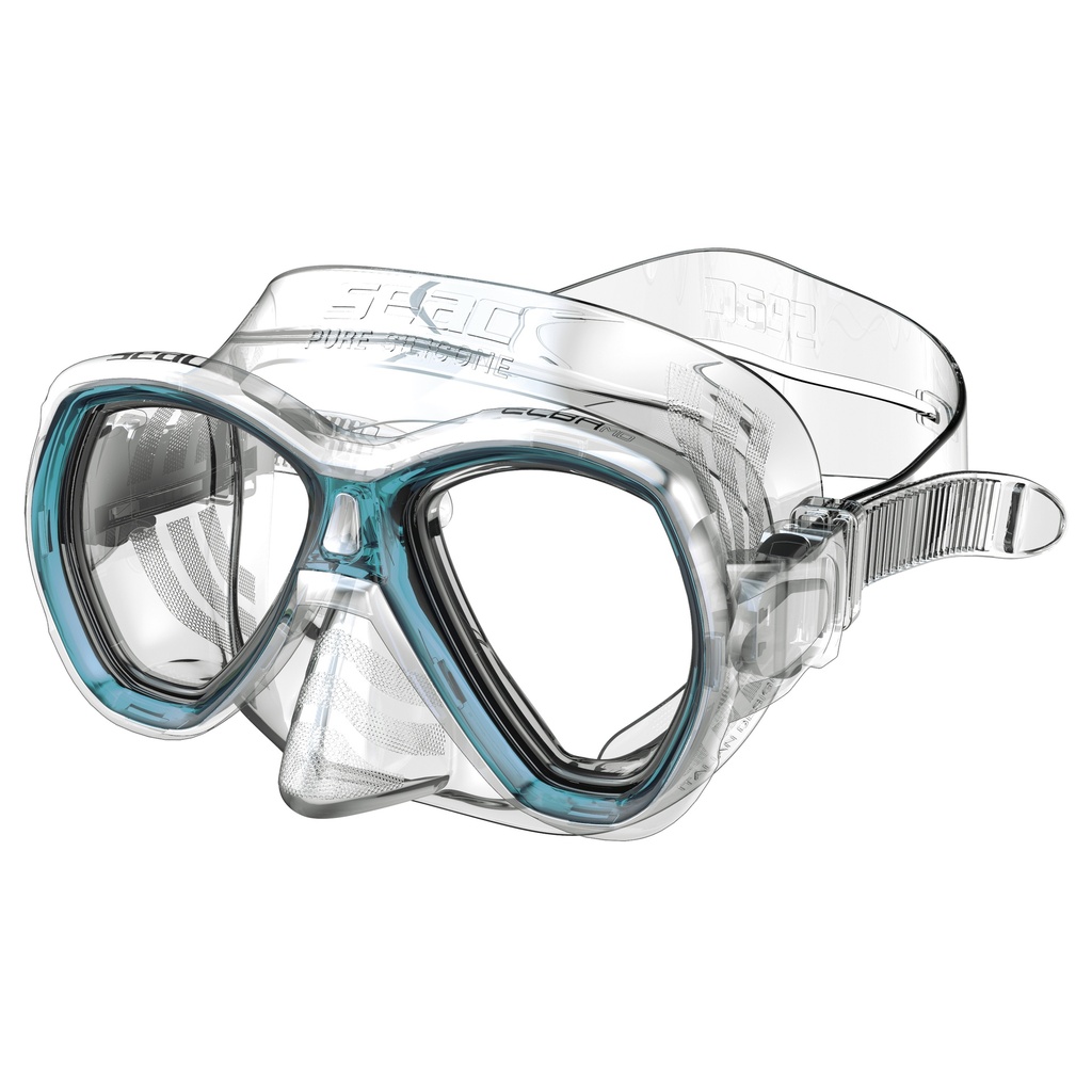 [75-42A/SKL] SEAC Mask Elba Md  S/Kl Aquamarine