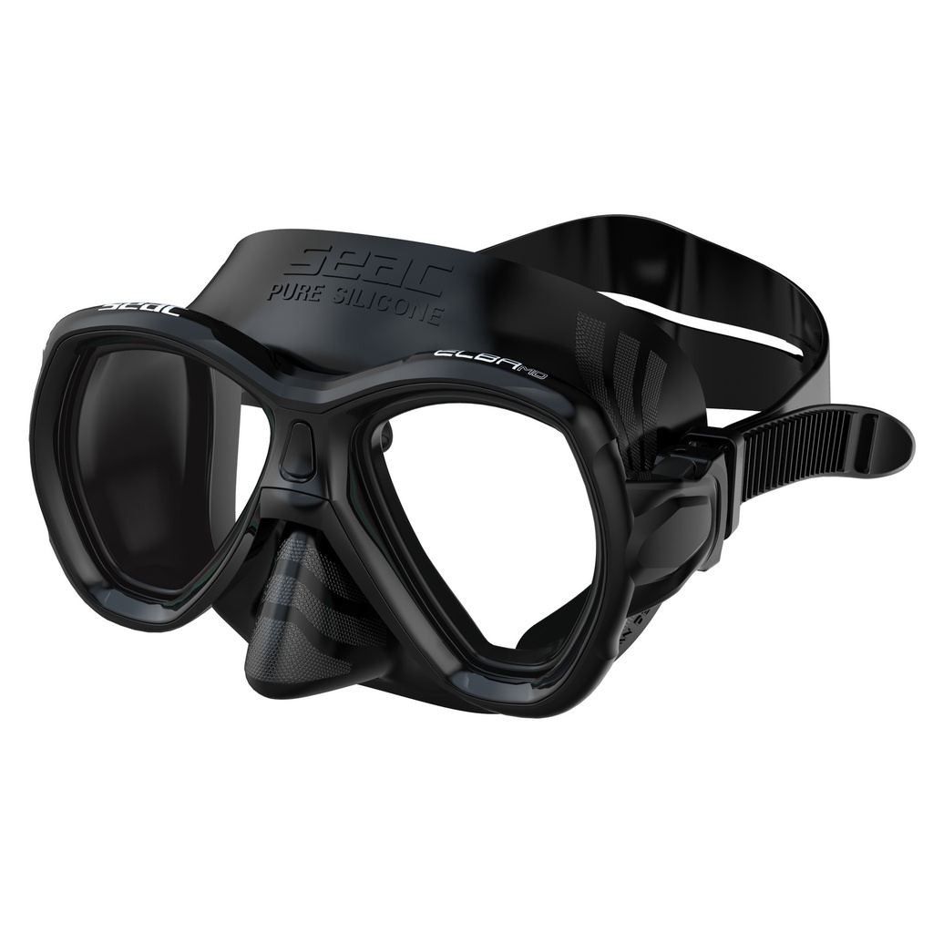 [75-42N/SBL] SEAC Mask Elba Md S/Bl Black