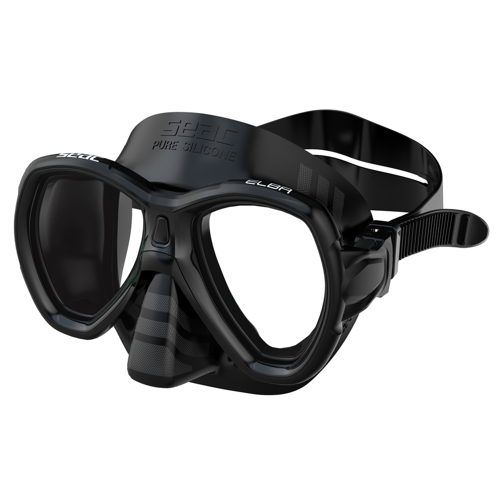 [75-41N/SBL] SEAC Mask Elba S/Bl Black