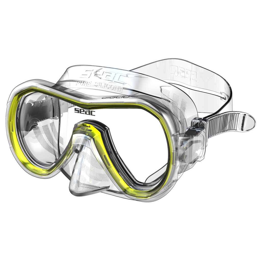 [75-48Y/SKL] SEAC Mask Giglio Md S/Kl Yellow