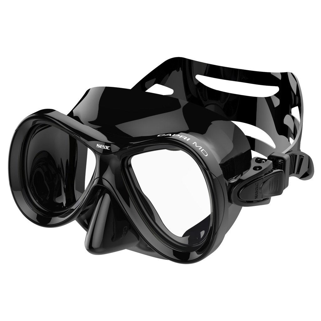 [75-14N/SLTN] SEAC Mask  Capri Md Slt Black