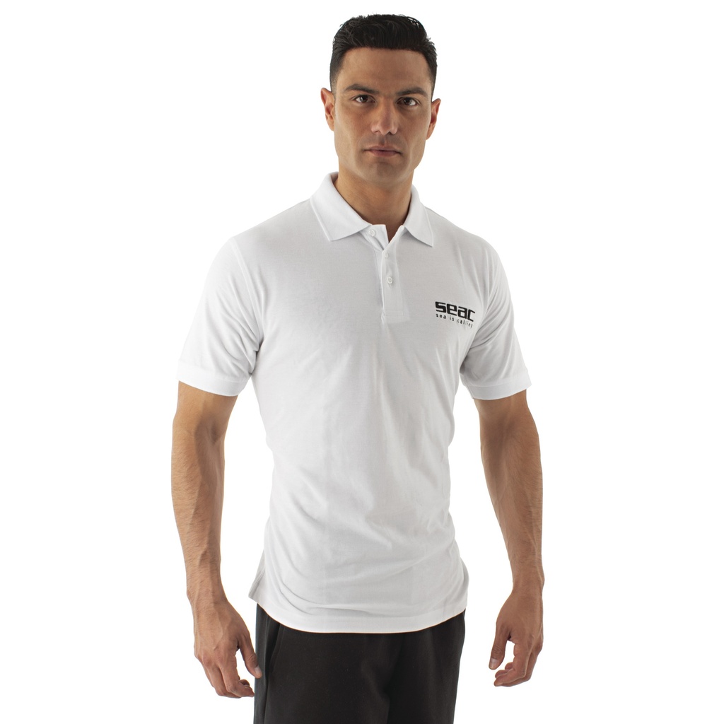 SEAC Polo Shirt  Seac M/C 2021 White  XL