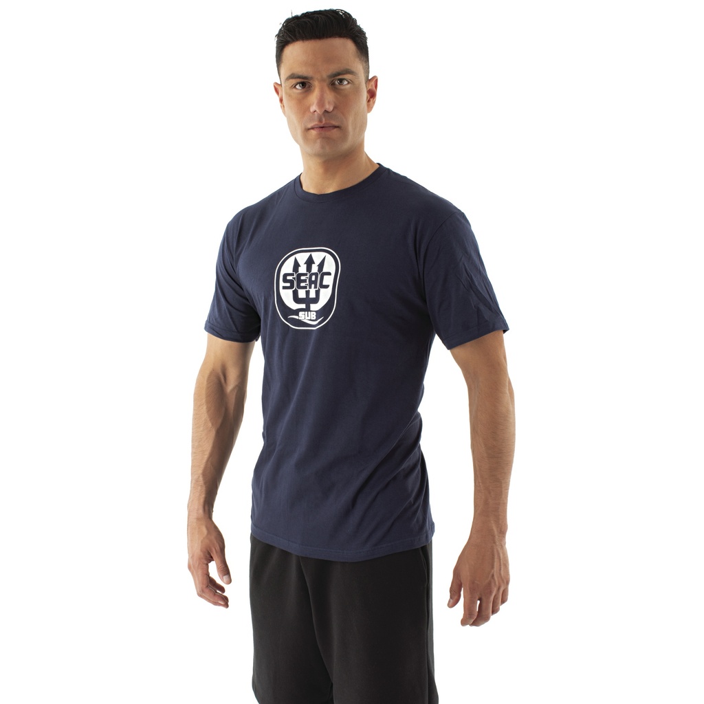 [300-25B/XXXL] SEAC T-Shirt Man M/C 2022 Blue XXXL