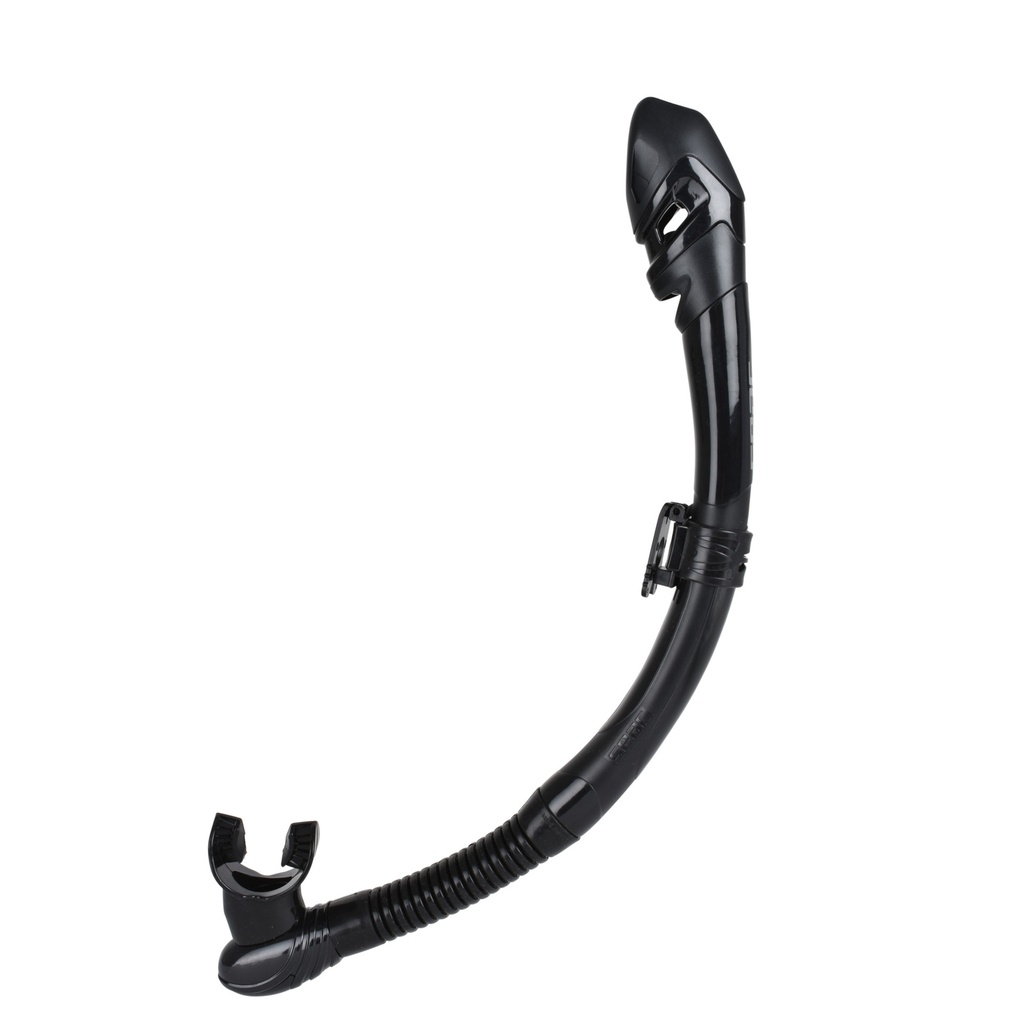 [84-22N/SBL] SEAC Snorkel Vortex X  Dry S/Bl Black Metal