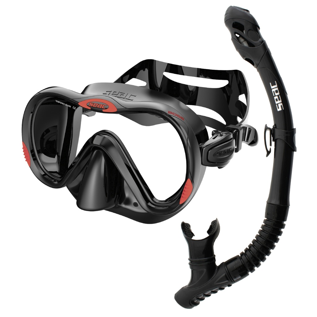 [89-102N] SEAC Set Bis Boss + Reverse Dry S/Bl Black