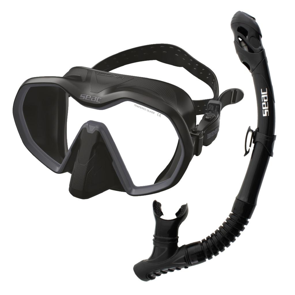 [89-96NA] SEAC Set Bis Icona + Reverse Dry S/Bl Black/Antracite