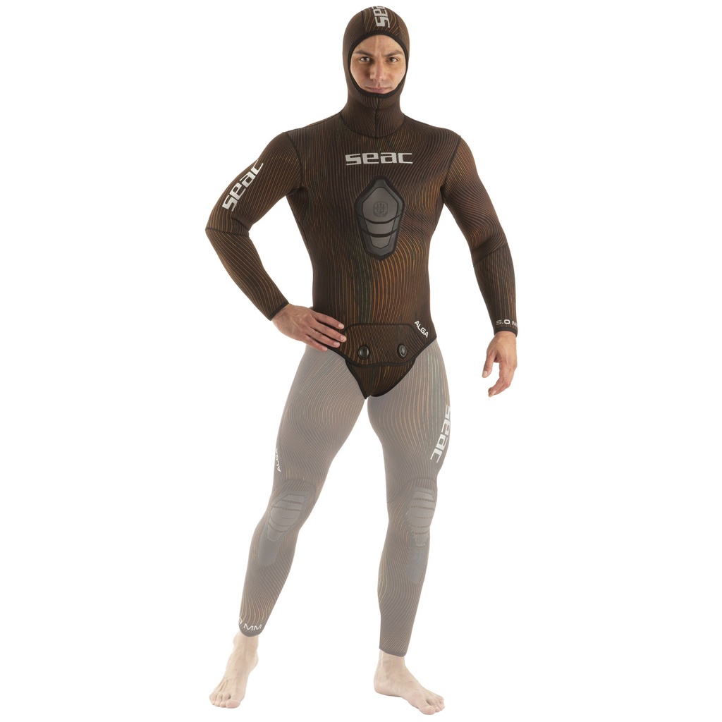 SEAC Jacket Alga Brown Man 5 mm M