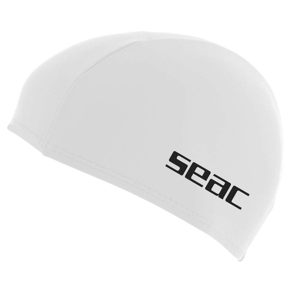 [152-130W] SEAC Fabric Cap Adult White