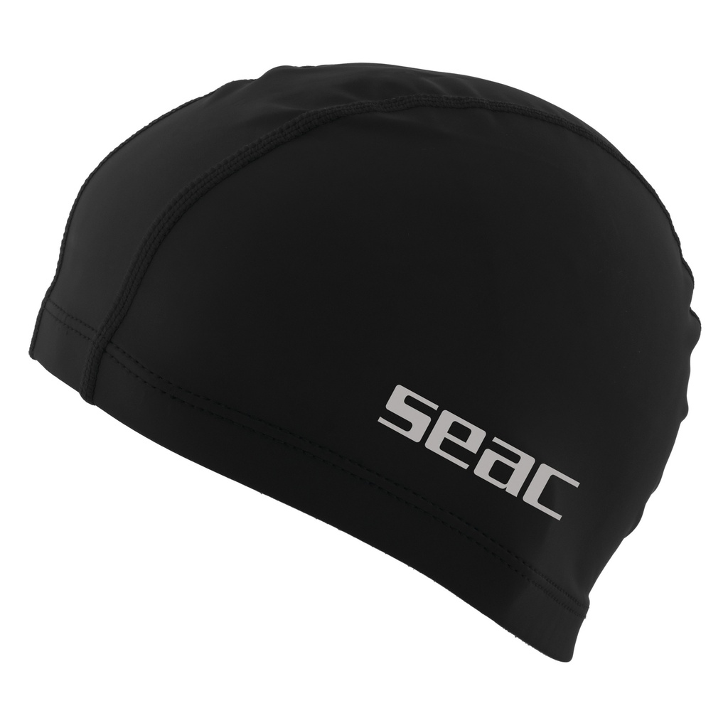 [152-80N] SEAC Swim Cap  High Stretch Comfort Black