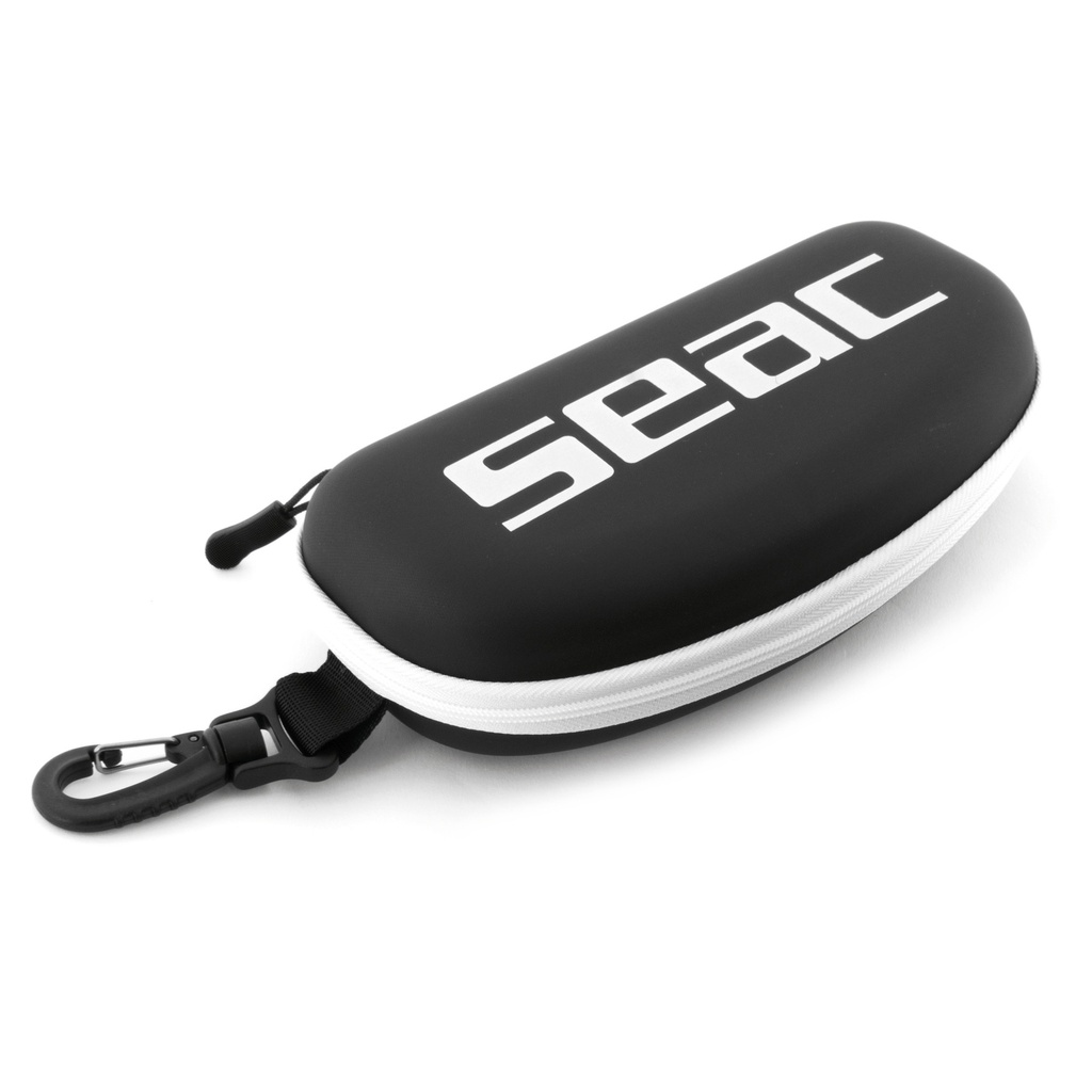 SEAC Swim Goggles Case With Zip Black/White