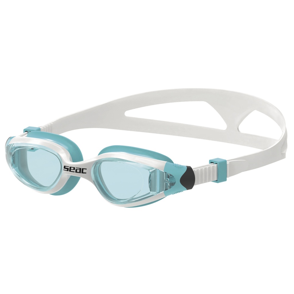 [152-39WAQ] SEAC Swimming Goggles Ritmo Jr White/Aquamarine