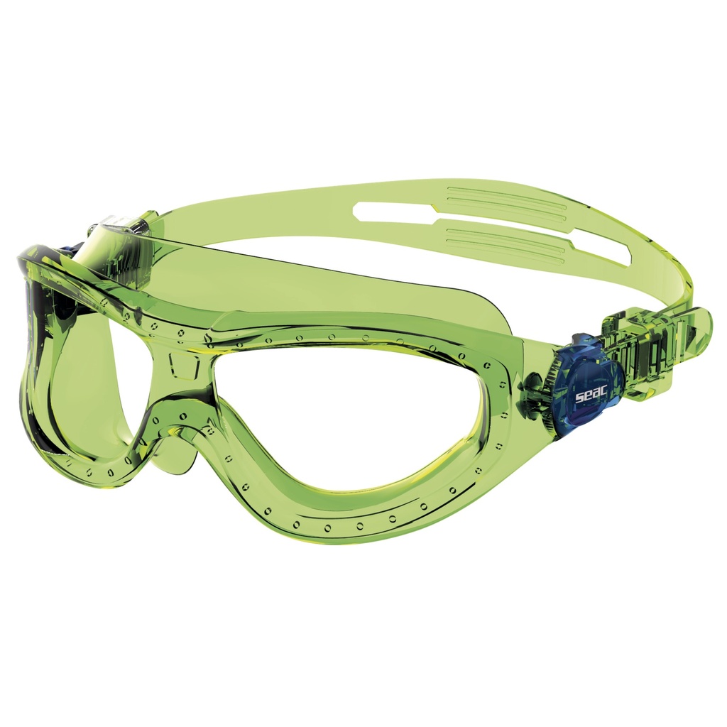 [152-40LT] SEAC Swimming Googles Matt Lime-Clear Lenses