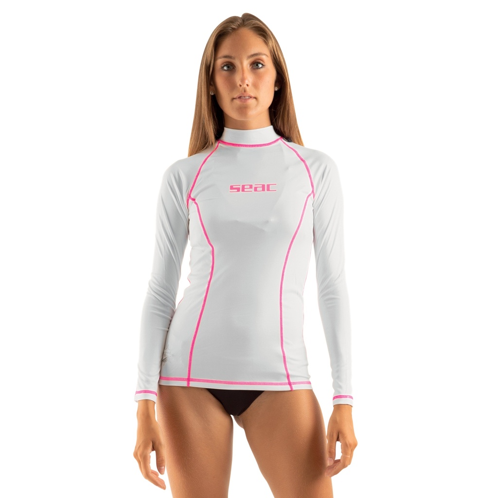 [155-15/L] SEAC T-Sun Long Lady White  L