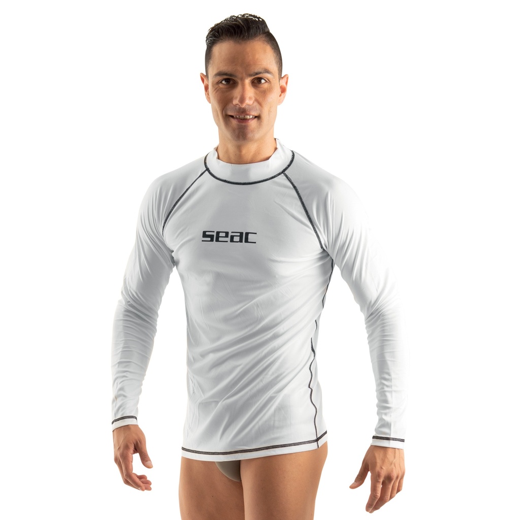 [155-14/L] SEAC T-Sun Long Man White  L