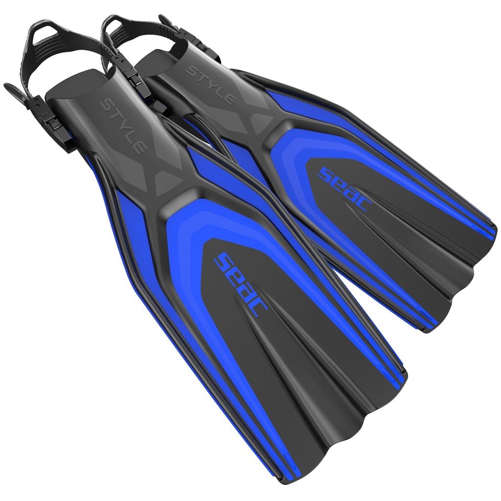 SEAC Open Heel Fin Style Blue