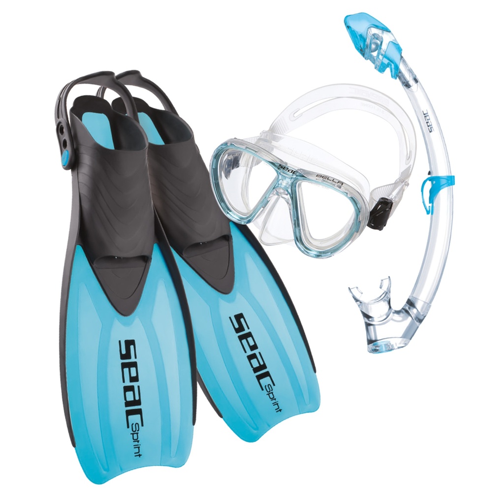 SEAC Set Tris Sprint Dry S/Kl Blue