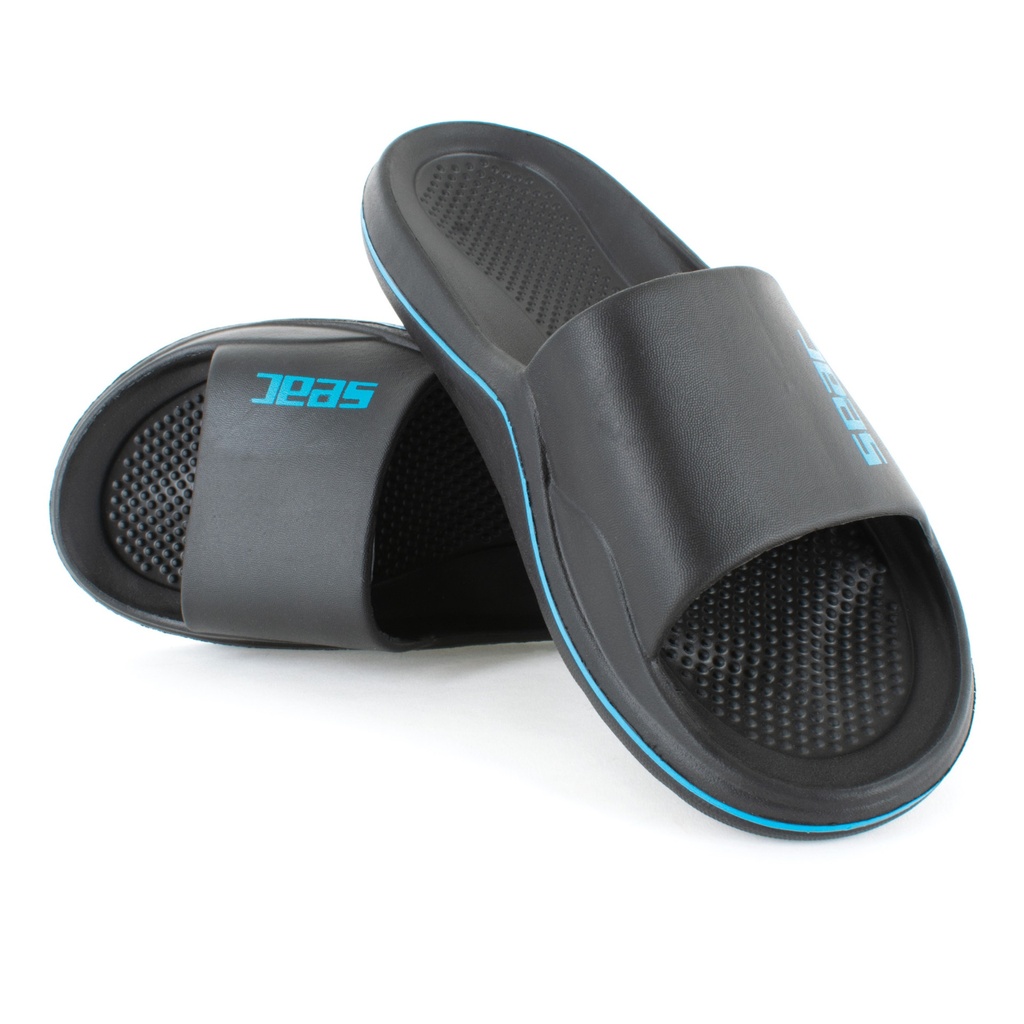 SEAC Slippers Caya Black/Lightblue
