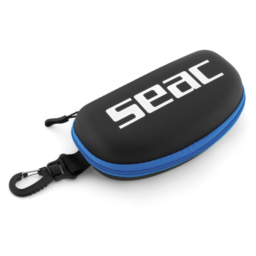 SEAC Swim Goggles Case With Zip Black/Blue