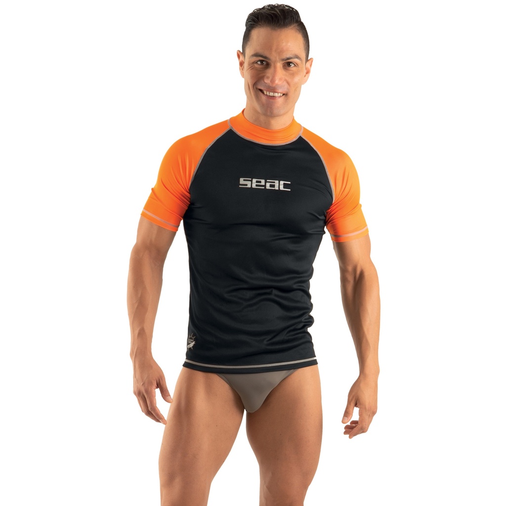 SEAC T-Sun Short Man Black /Orange
