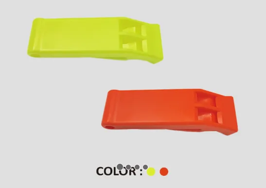 S.O.S. whistle (Geel)