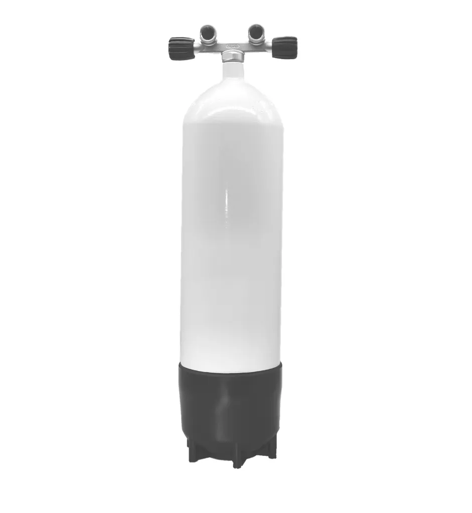 10 L, 300 bar steel cylinder, complete
